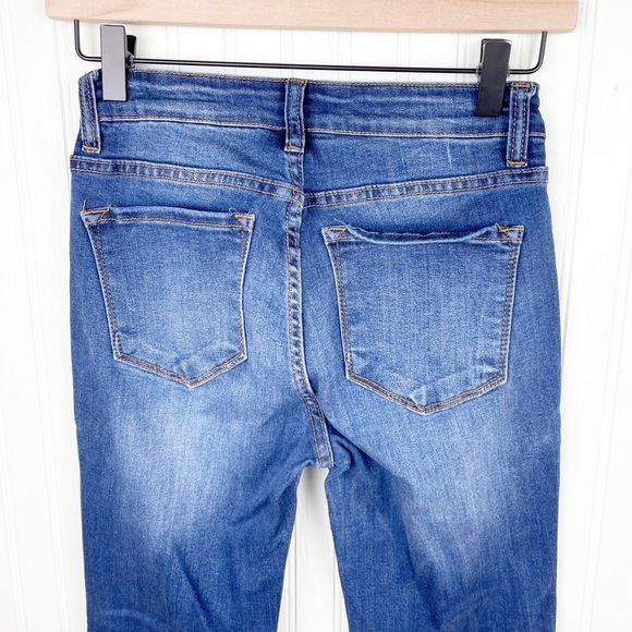 KanCan Mid-Rise Skinny Jeans Medium Wash Denim Style KC11214D Women's Size 24 - Picture 5 of 9